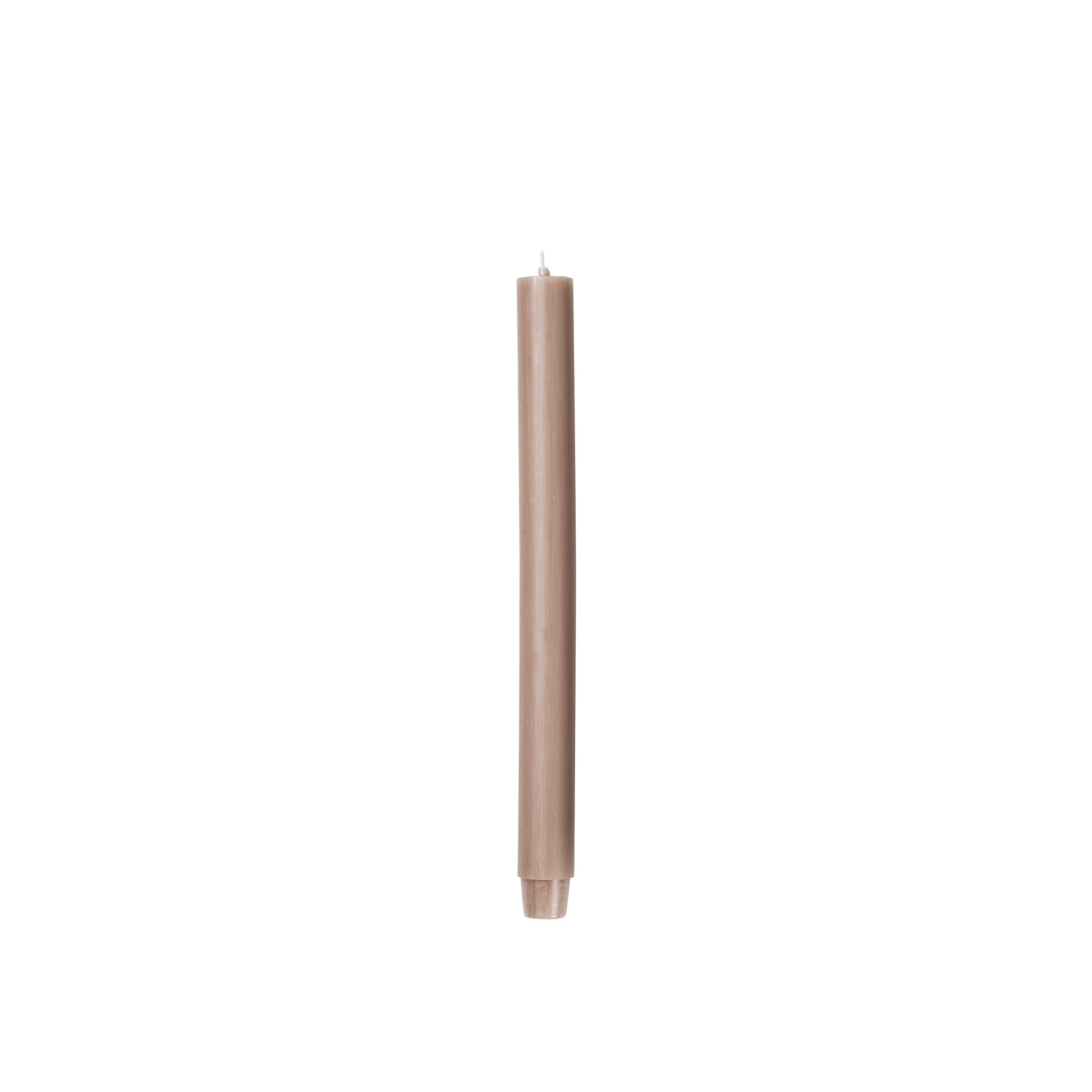 Svíčka Broste kulatá dlouhá 2,6cm - světlý len_0