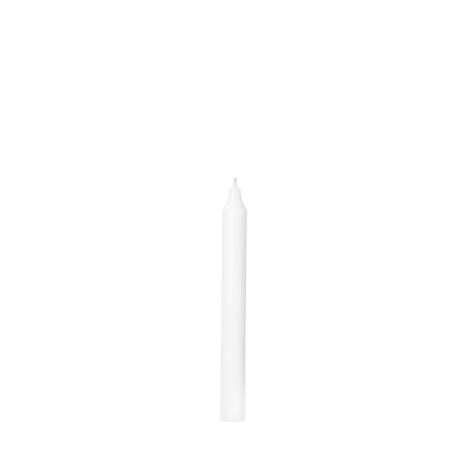 Svíčka kulatá krátká 2,1 cm - bílá_0