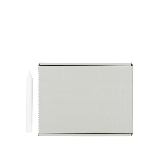 Svíčka Broste kulatá krátká 2,1cm - bílá_1