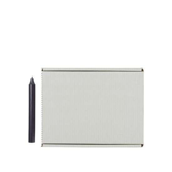 Svíčka Broste kulatá krátká 2,1cm - tmavě šedá_1