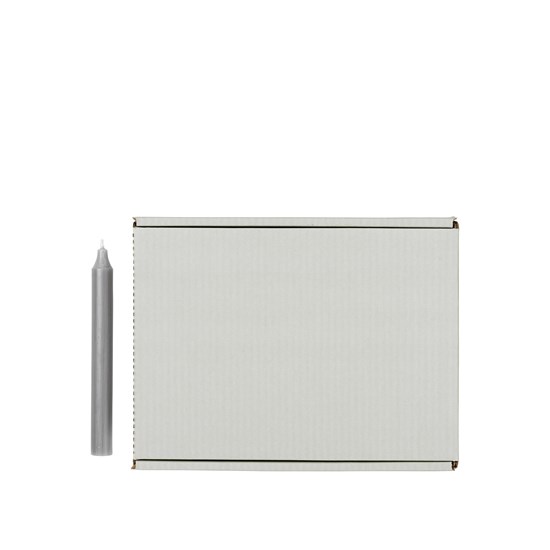 Svíčka Broste kulatá krátká 2,1cm - šedá_1