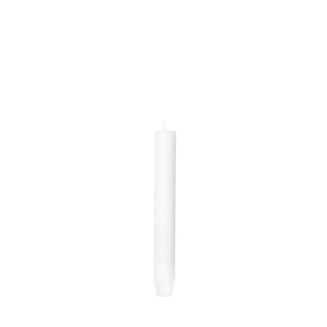 Svíčka kulatá krátká 2,6 cm - bílá_0