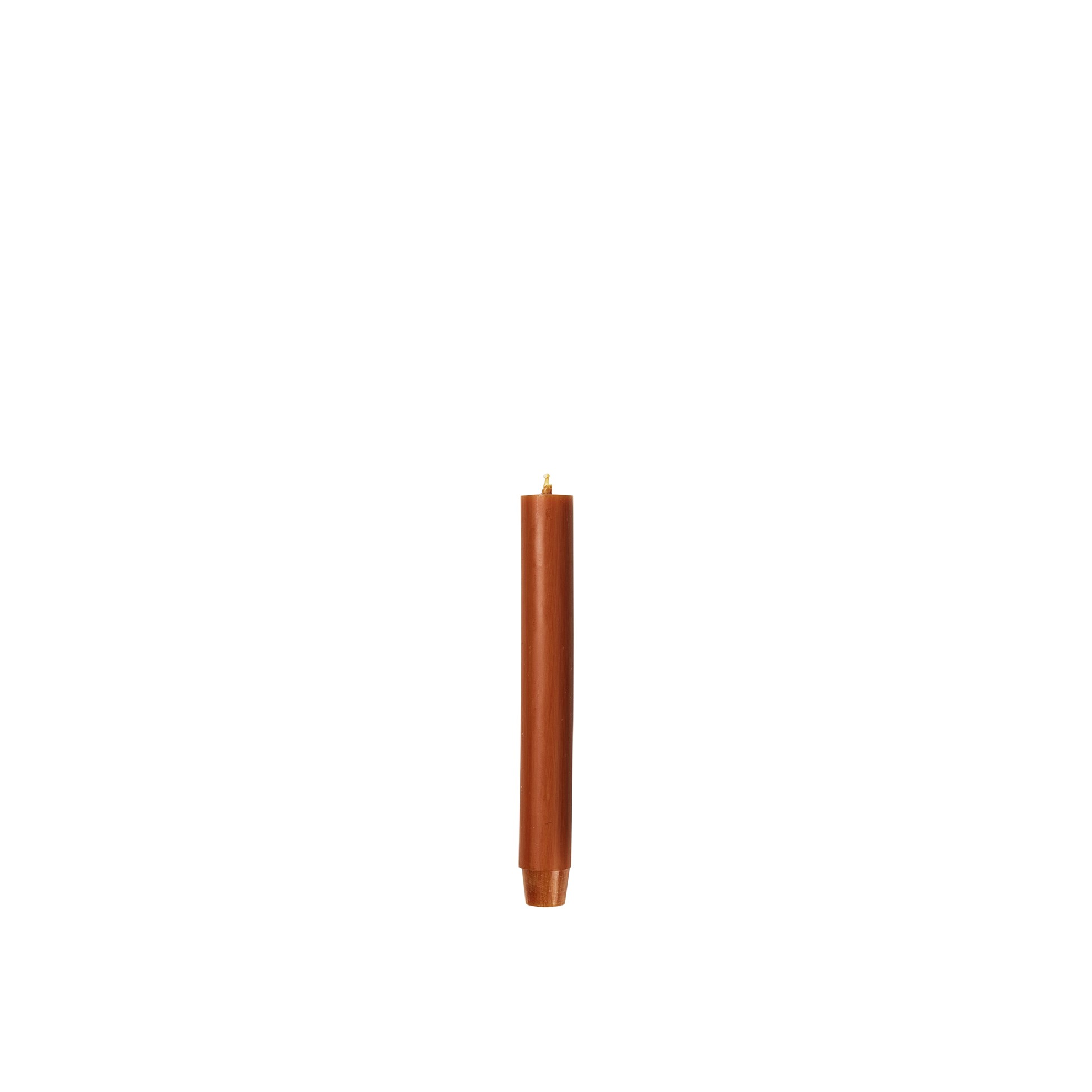 Svíčka Broste kulatá krátká 2,6cm - terakota_0