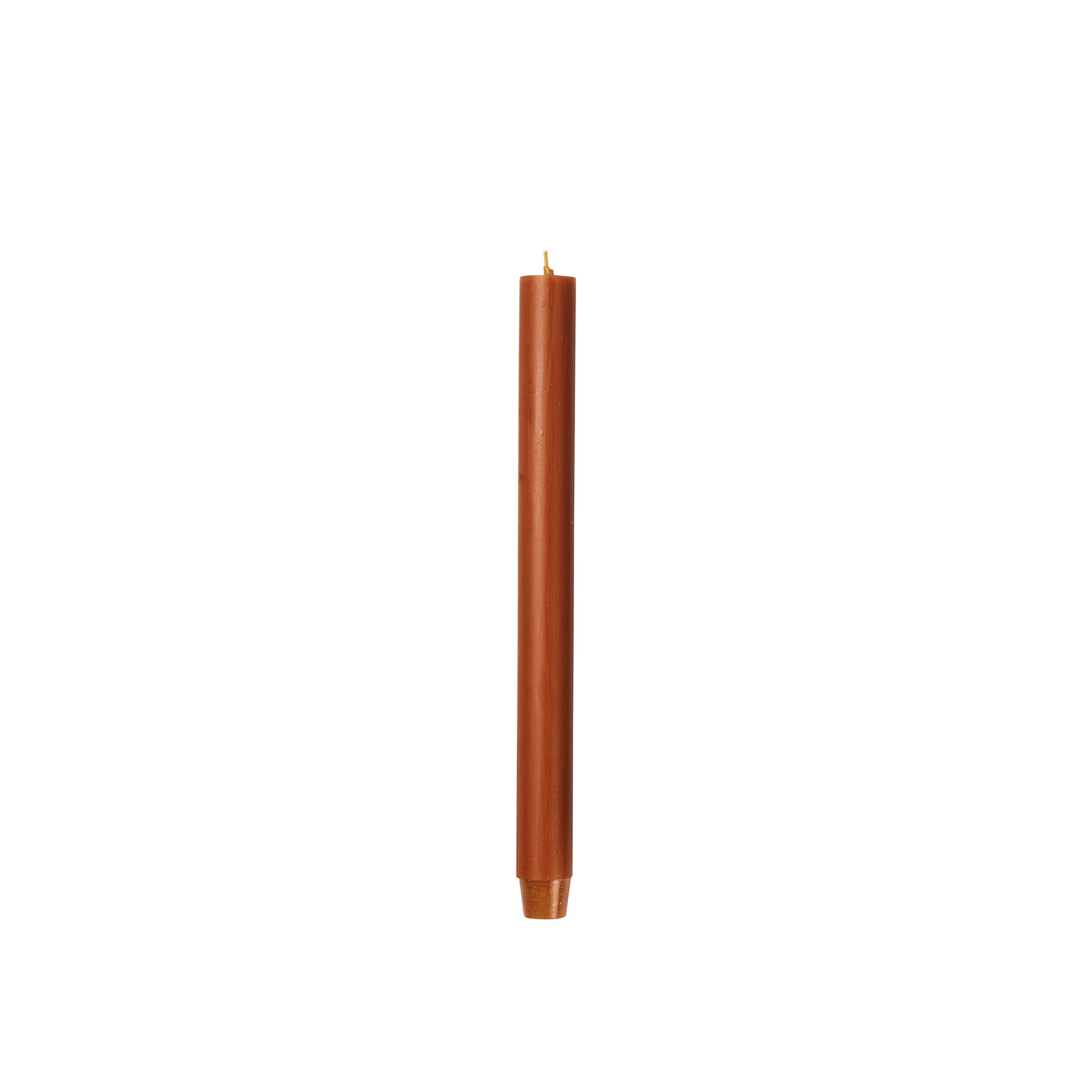 Svíčka Broste kulatá dlouhá 2,6cm - terakota_0