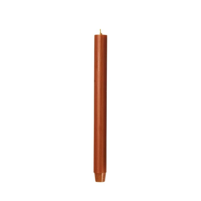 Svíčka kulatá dlouhá 2,6 cm - terracotta_0