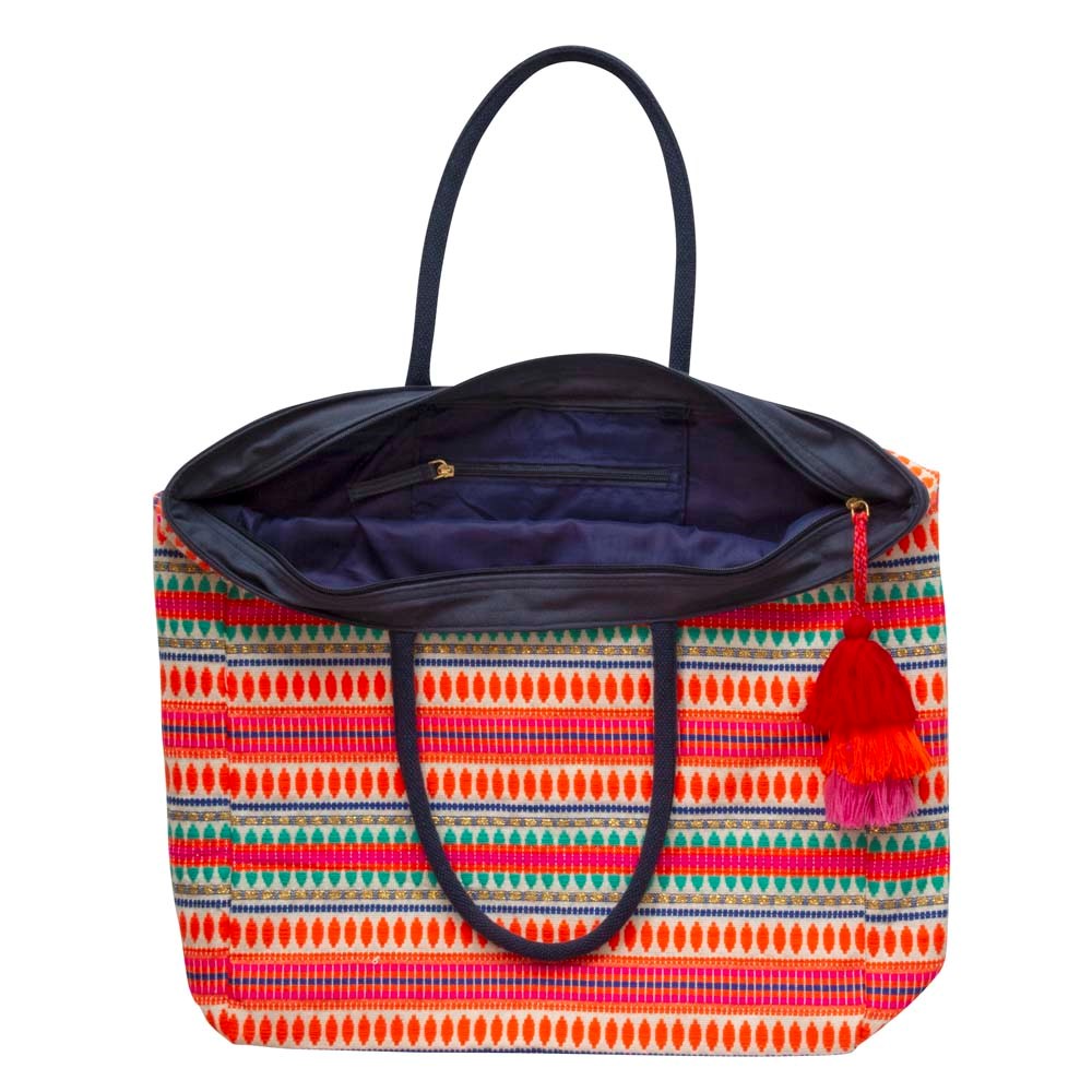 Plážová taška se zipem 45x44x11 cm MAJOIE_1