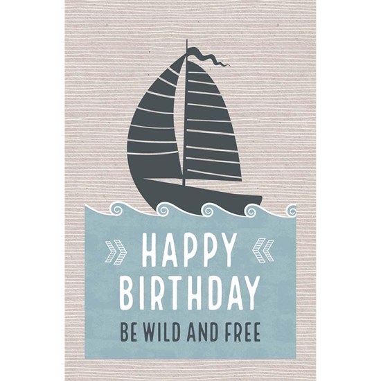 Přání ražené s obálkou Segeboot_0