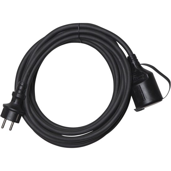 Prodlužovací kabel LUNGO 7 m černý 1 výstup_0
