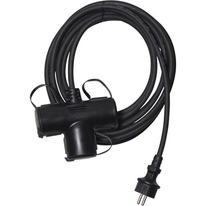 Prodlužovací kabel LUNGO 7 m černý 3 výstupy_0