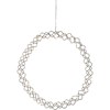 Závěsný svítící věnec HOOP 30x LED P.30 cm stříbrný_1