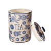 Dóza na čaj Willow, modré květy_0