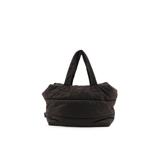 Velká prošívaná taška CAMILL Tinne+Mia z um. kůže černá_1