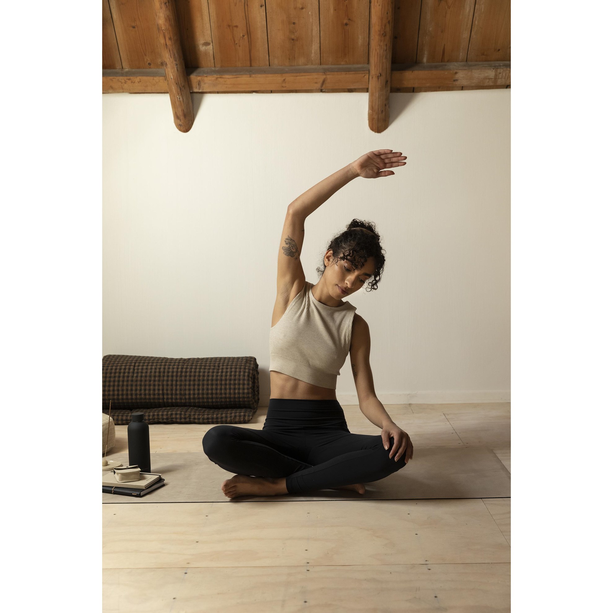 Podložka na jógu Monk & Anna 175x60 cm béžová_1