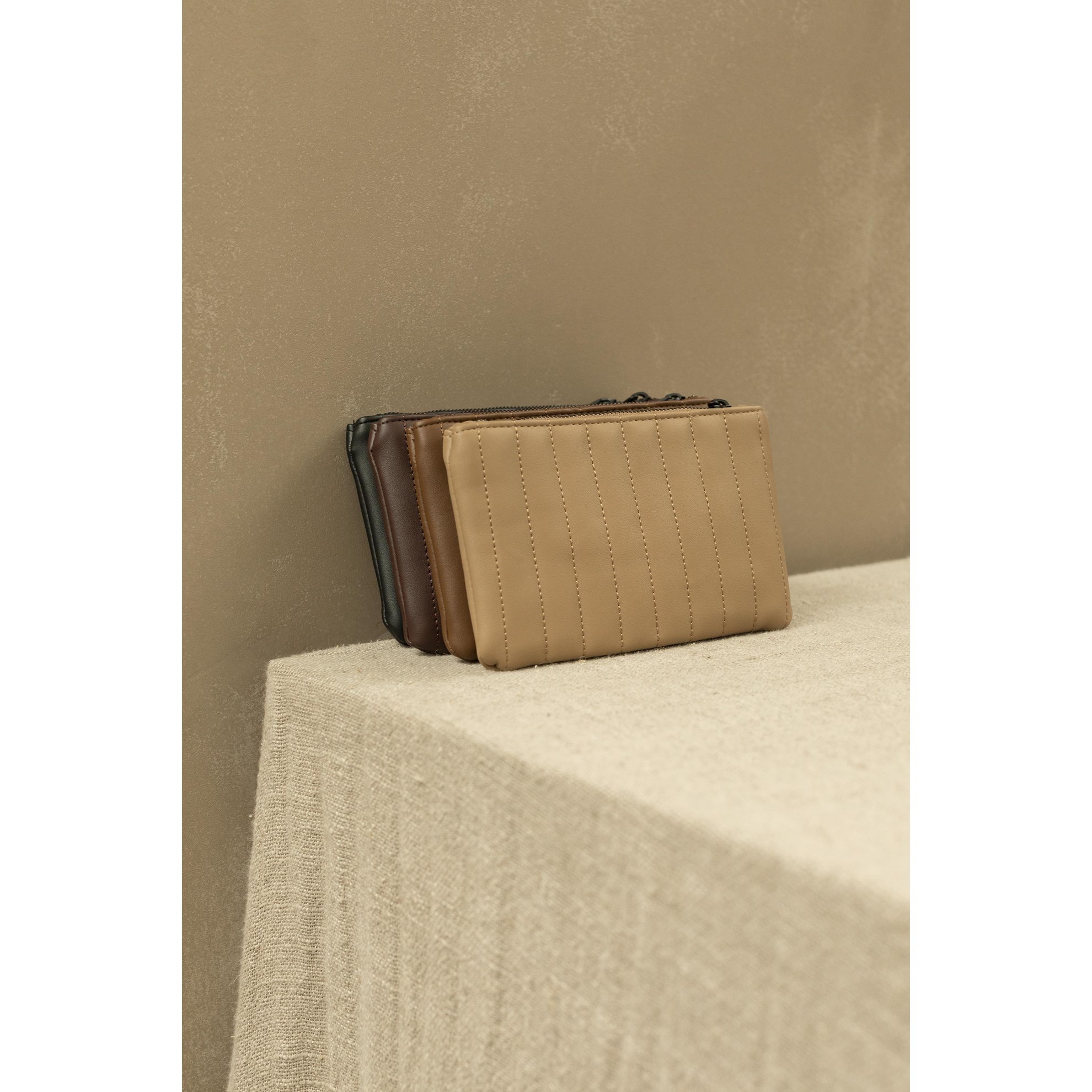 Peněženka / kosmetické pouzdro MICHI Monk & Anna sv. hnědá_0