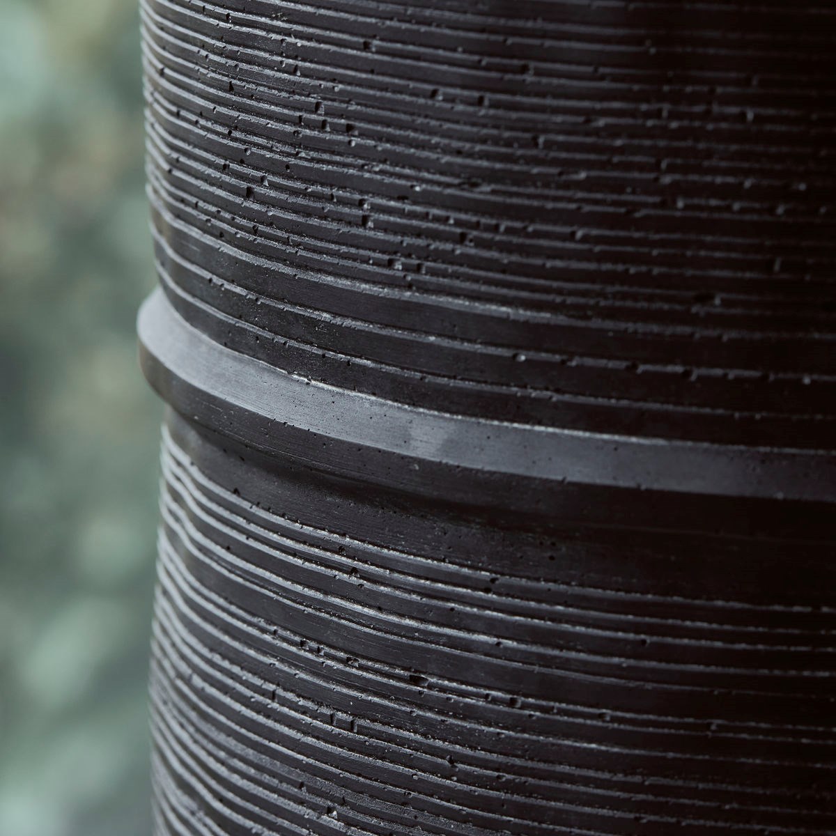 Květináč GROUND betonový 40cm černý_2