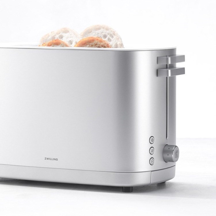 Obrázek z Topinkovač  ZWILLING ENFINIGY P2 1000W nerezový s nástavcem na housky 