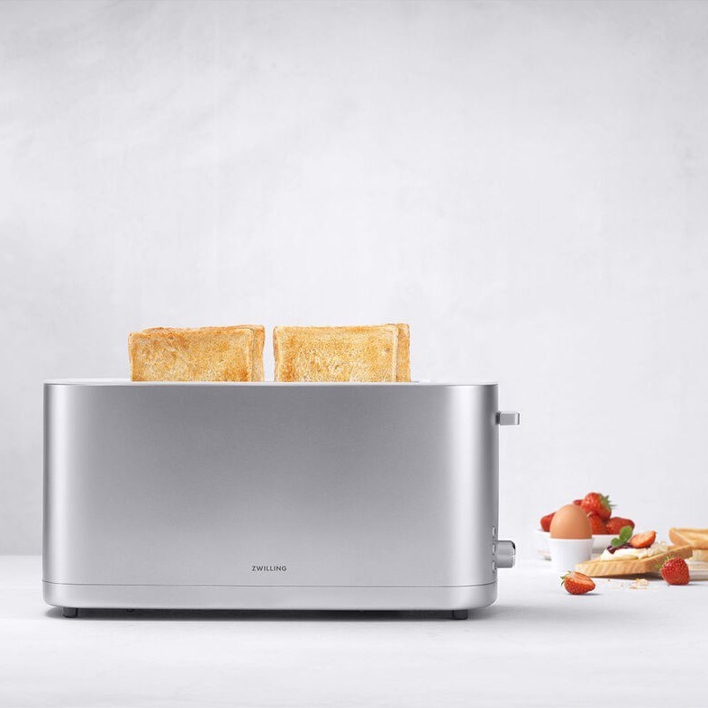 Obrázek z Topinkovač  ZWILLING ENFINIGY P4 1800W nerezový s nástavcem na housky 