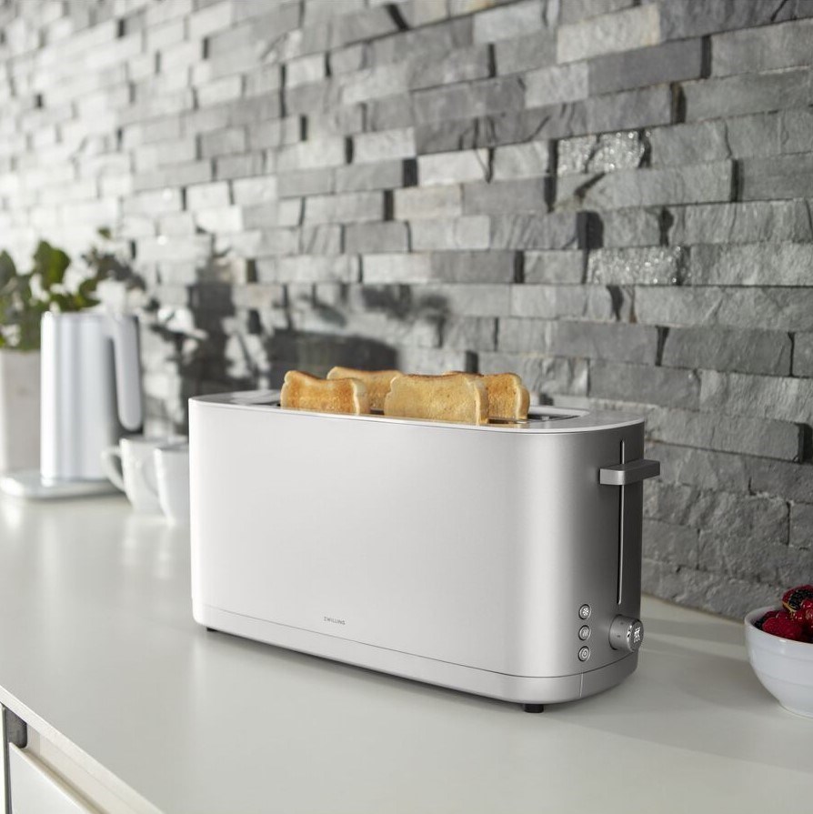 Obrázek z Topinkovač  ZWILLING ENFINIGY P4 1800W nerezový s nástavcem na housky 