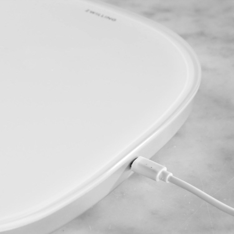 Obrázek z Kuchyňská digitální váha ENFINIGY do 10kg USB bílá 