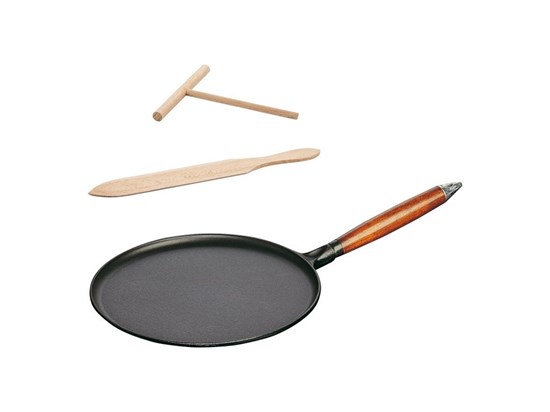 Obrázek z Pánev na palačinky STAUB 28cm + příslušenství 