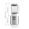 Obrázek z Mixér ZWILLING ENFINIGY 1,4l titanová nádoba 1200W/5 programů stříbrný 
