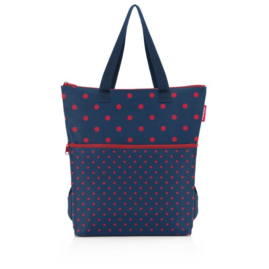 Chladící taška/batoh Cooler-backpack mixed dots red_4