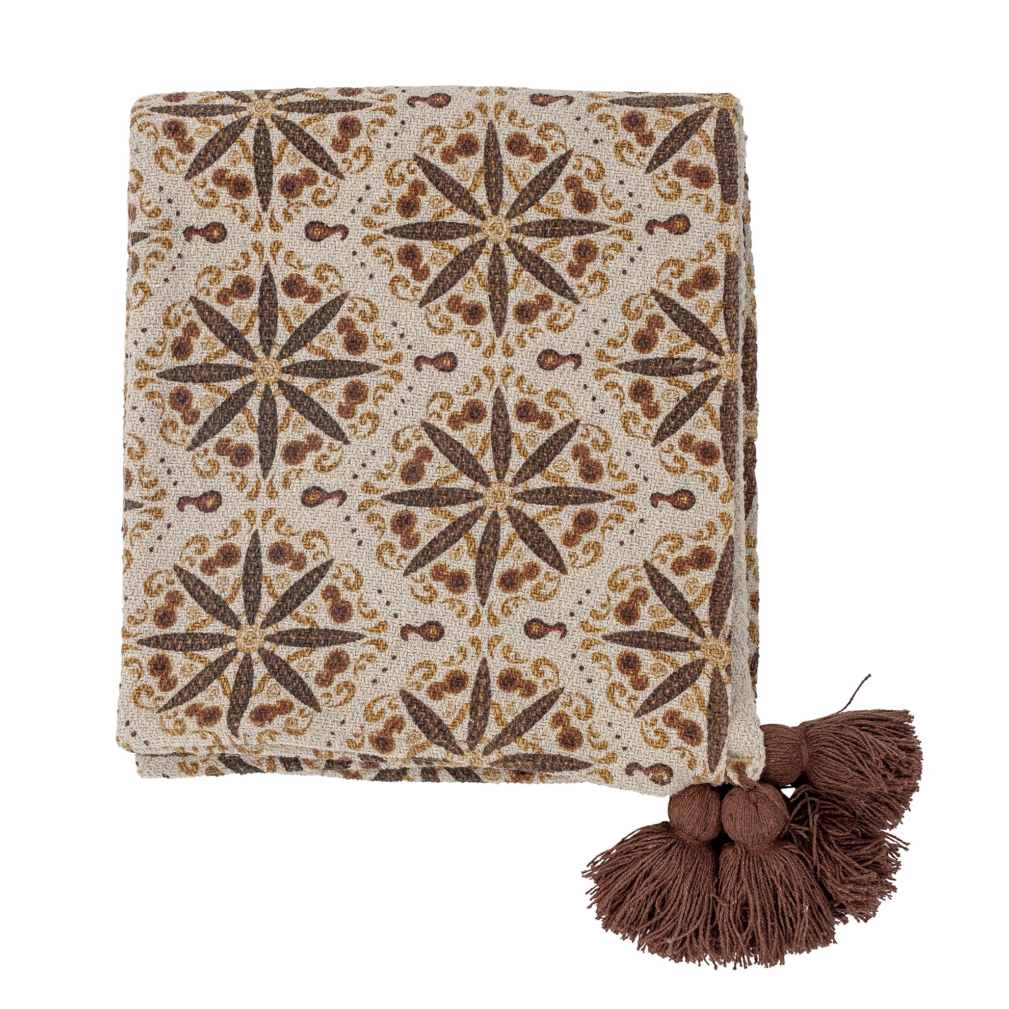 Pléd Lowin, zelený, recyklovaná bavlna_2