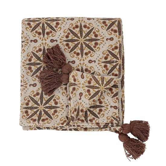 Pléd Lowin, zelený, recyklovaná bavlna_4