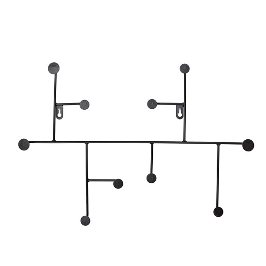 Věšák Fiddi, černý, kovový_2