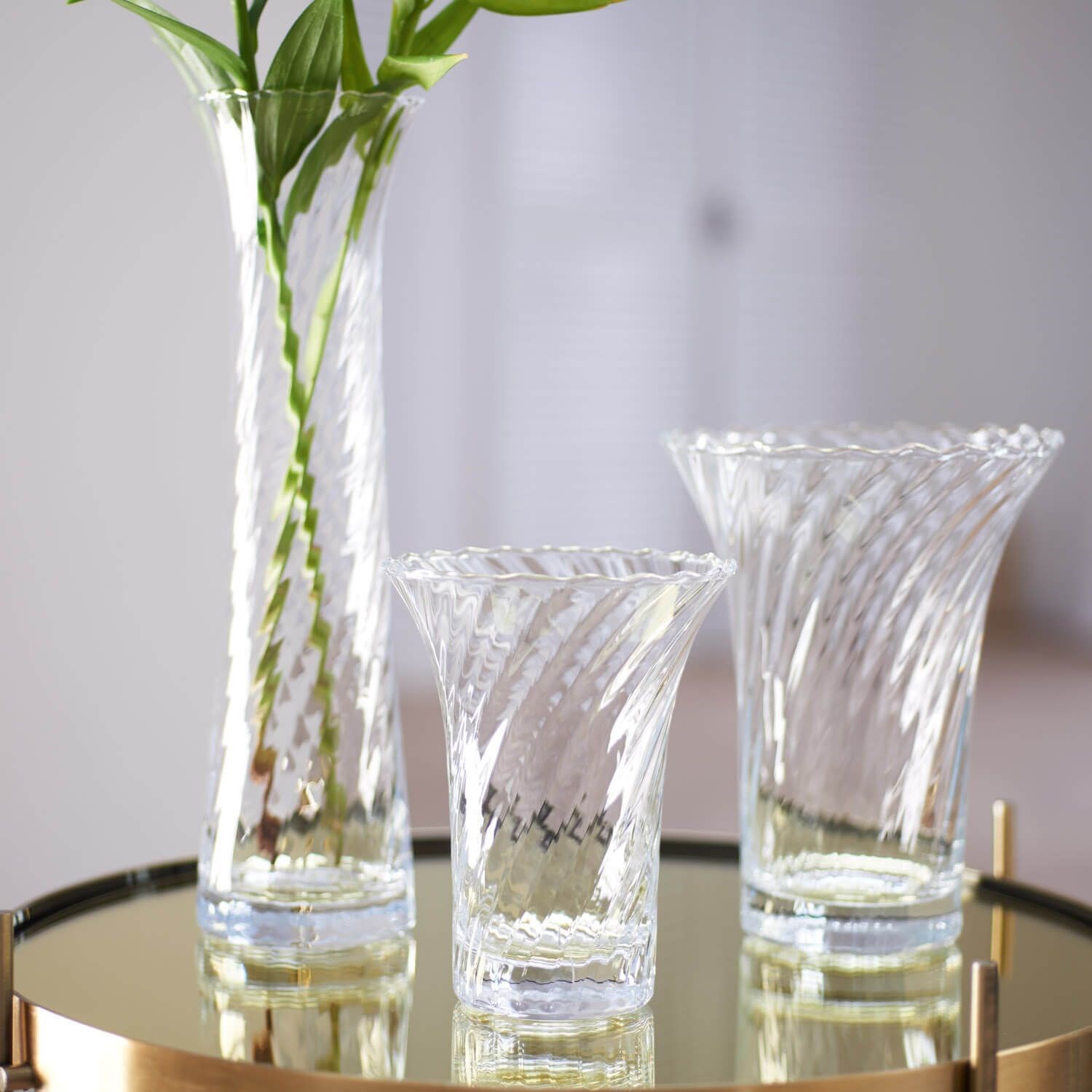 Váza RAVENNA 27cm, rýhovaná_0