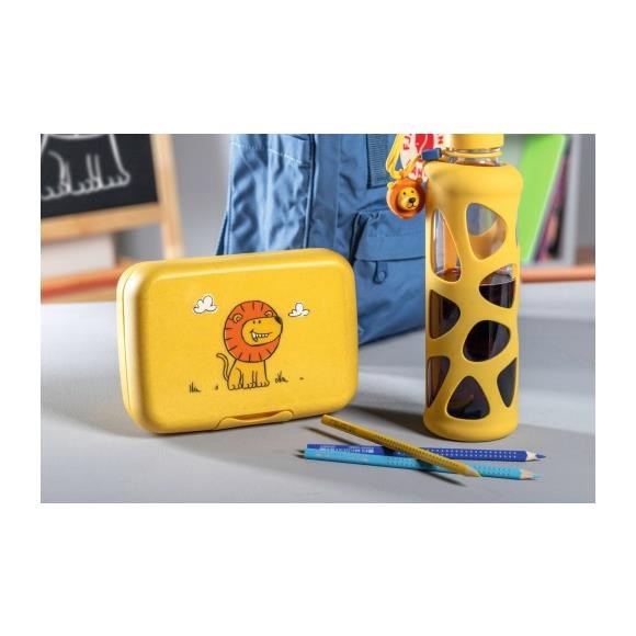 Láhev na vodu BAMBINI žlutá / lev 0,5 l_2