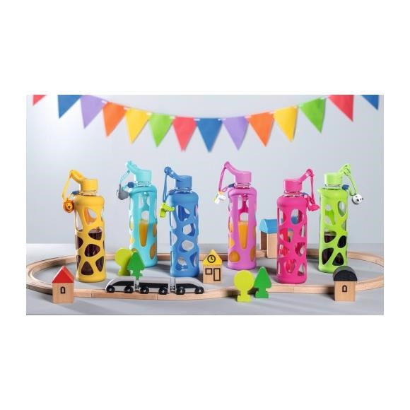 Láhev na vodu BAMBINI žlutá / lev 0,5 l_3