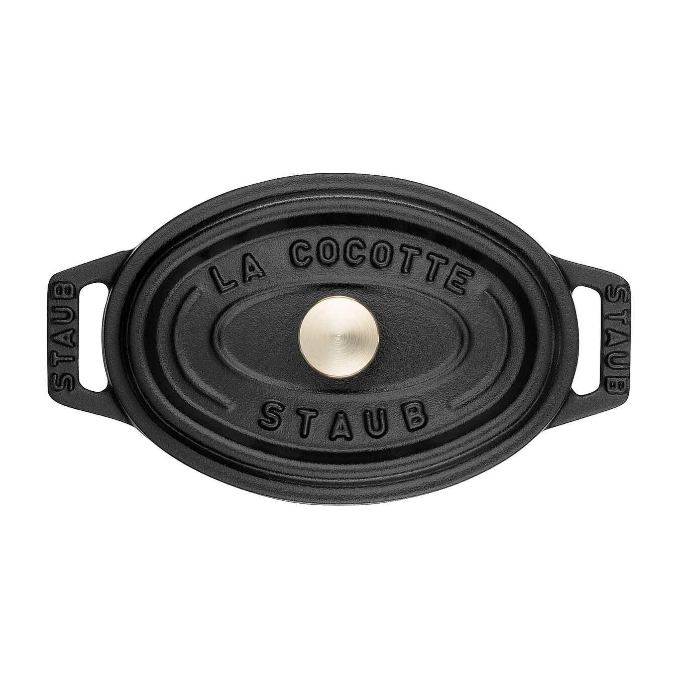 Hrnec STAUB oválný 11 cm černý_0