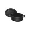 Hrnec STAUB oválný 11 cm černý_3