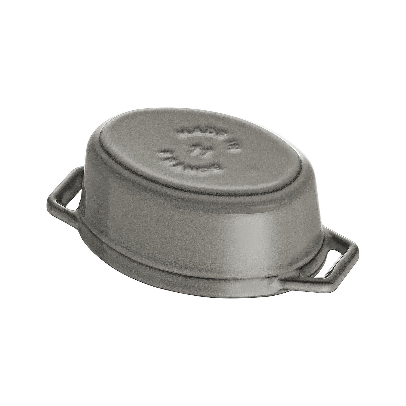Hrnec STAUB oválný 11 cm šedý_2