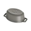 Hrnec STAUB oválný 11 cm šedý_2