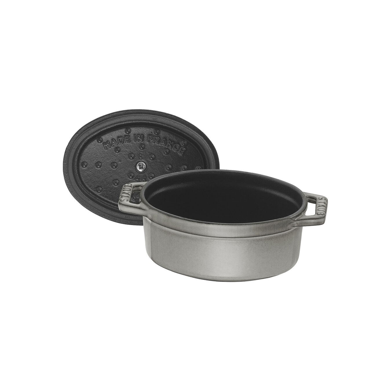 Hrnec STAUB oválný 11 cm šedý_3