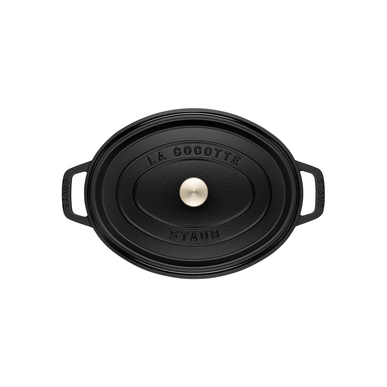 Hrnec STAUB oválný 27 cm černý_2