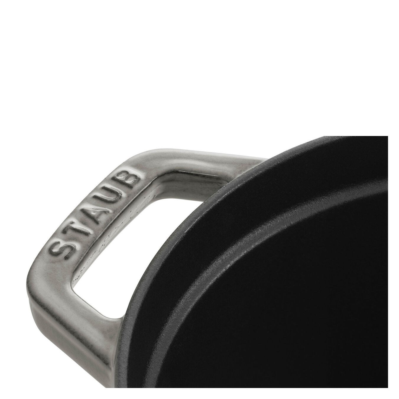 Hrnec STAUB oválný 15 cm šedý_2