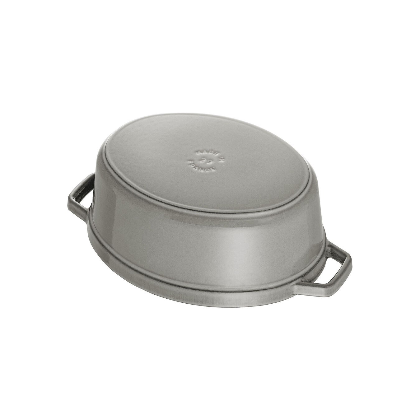 Hrnec STAUB oválný 15 cm šedý_3