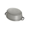 Hrnec STAUB oválný 15 cm šedý_3