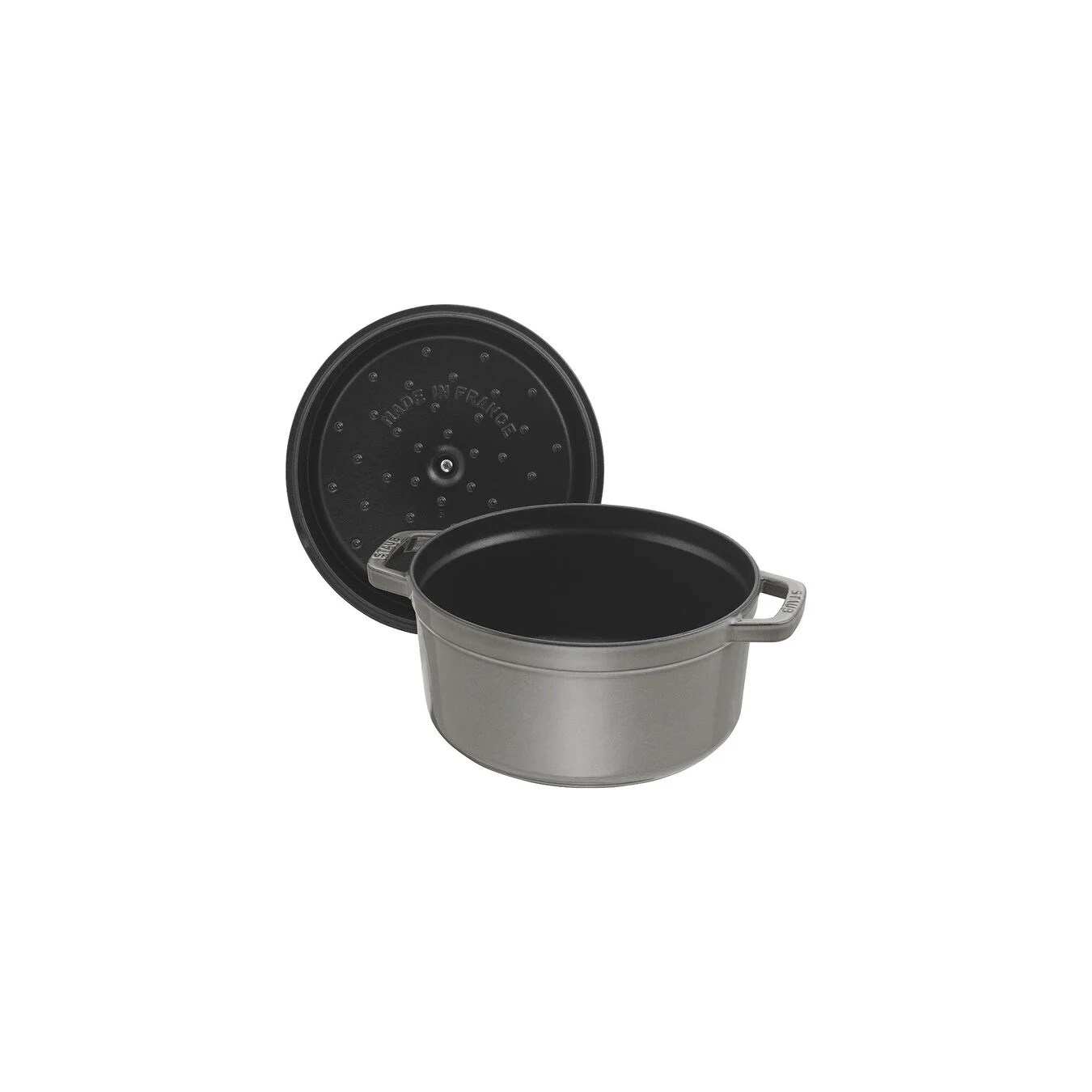 Hrnec STAUB kulatý 18 cm šedý_2