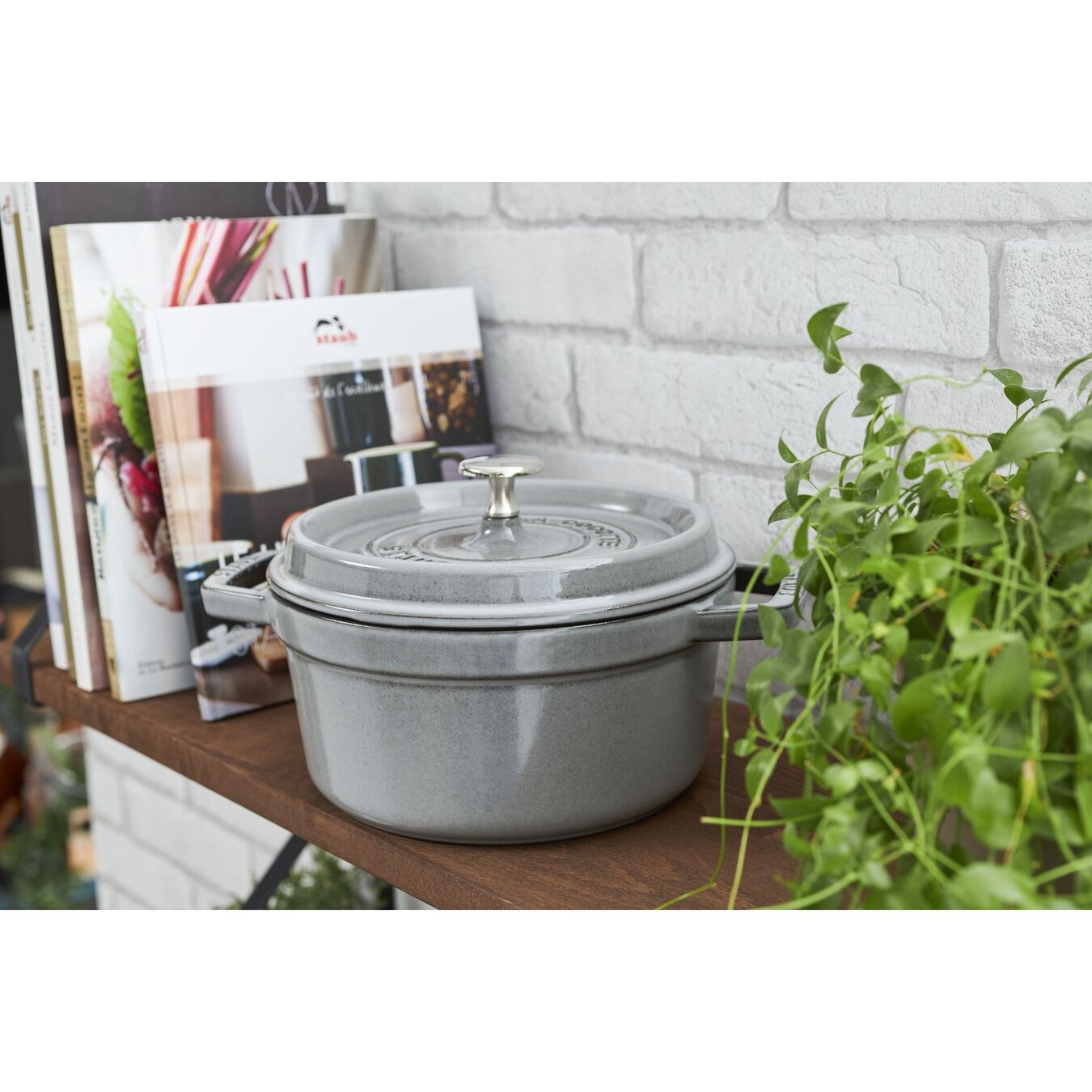 Hrnec STAUB kulatý 18 cm šedý_4