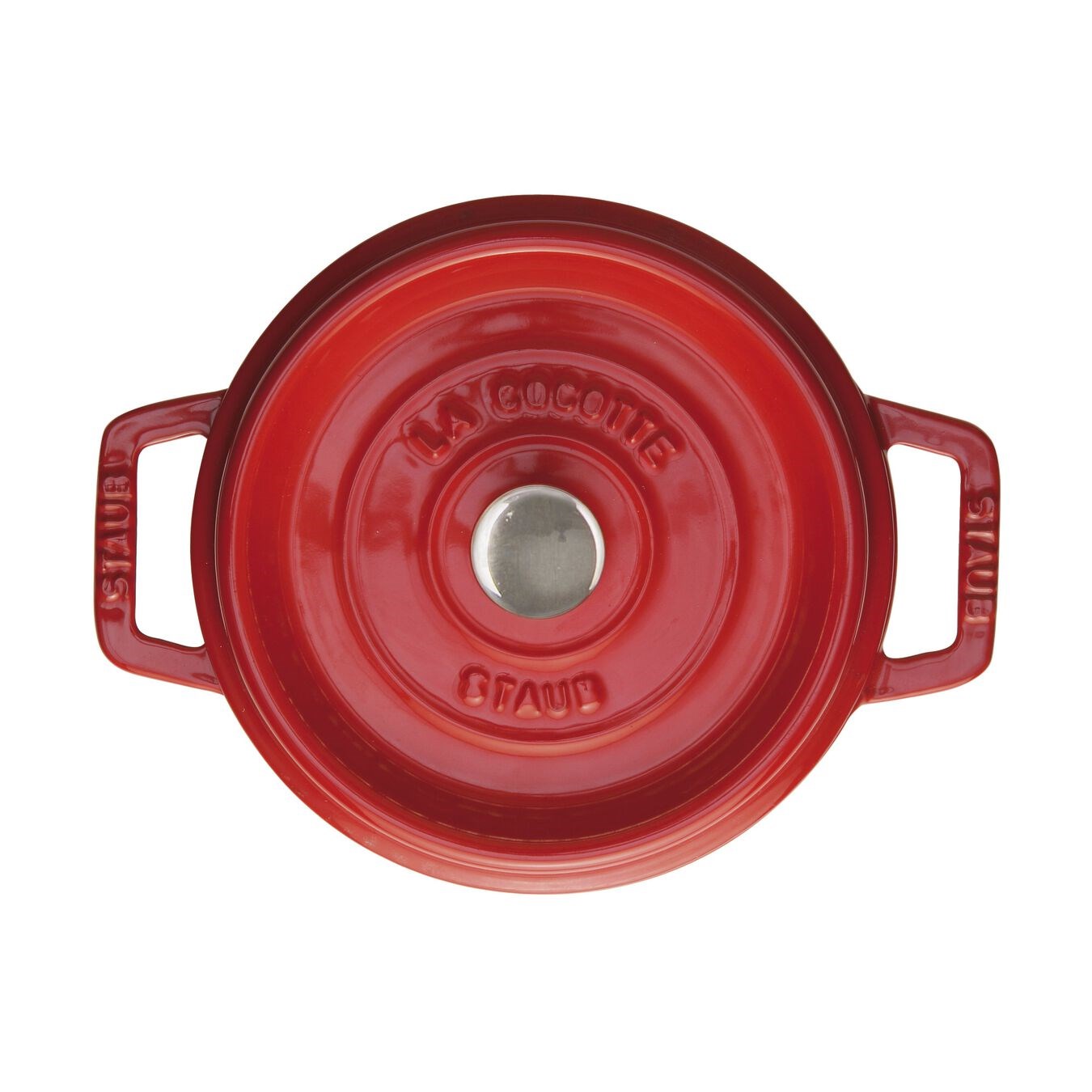 Hrnec STAUB kulatý 20 cm červený_0