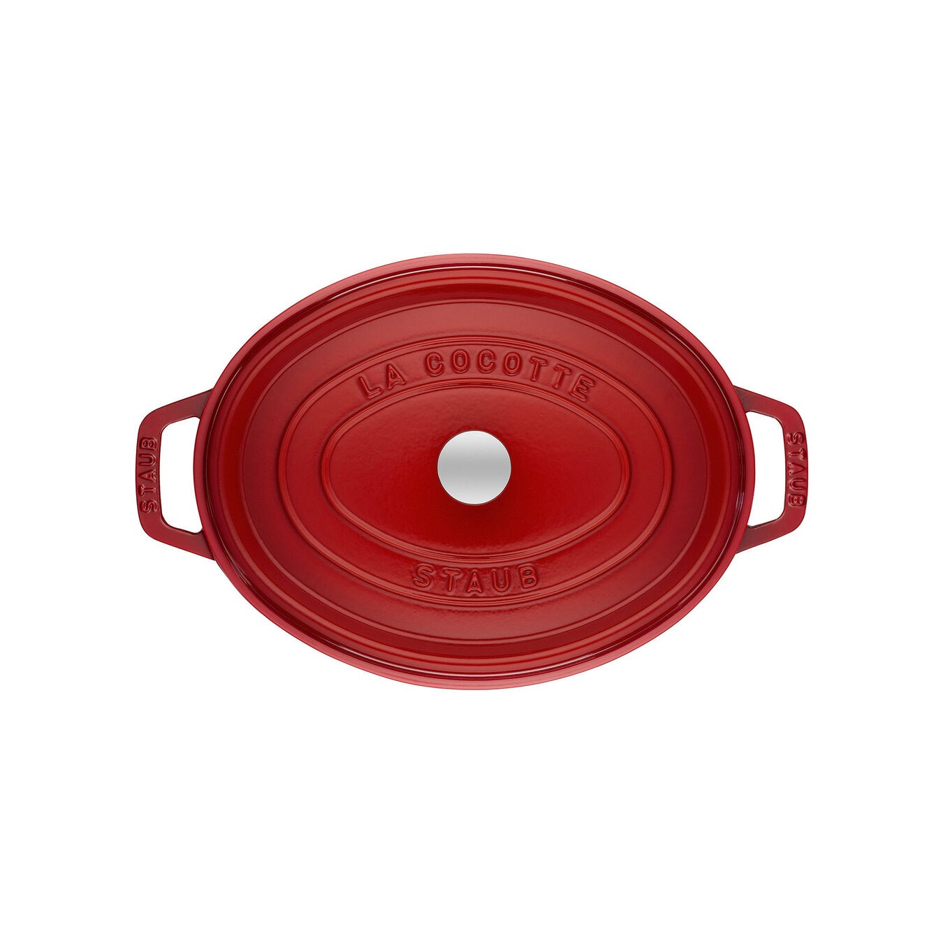 Hrnec STAUB oválný 27 cm červený_2