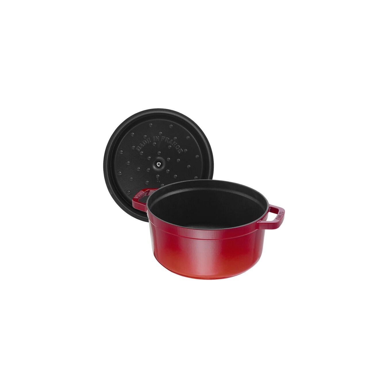 Hrnec STAUB kulatý 28 cm červený_0