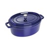 Hrnec STAUB oválný 33 cm modrý_0