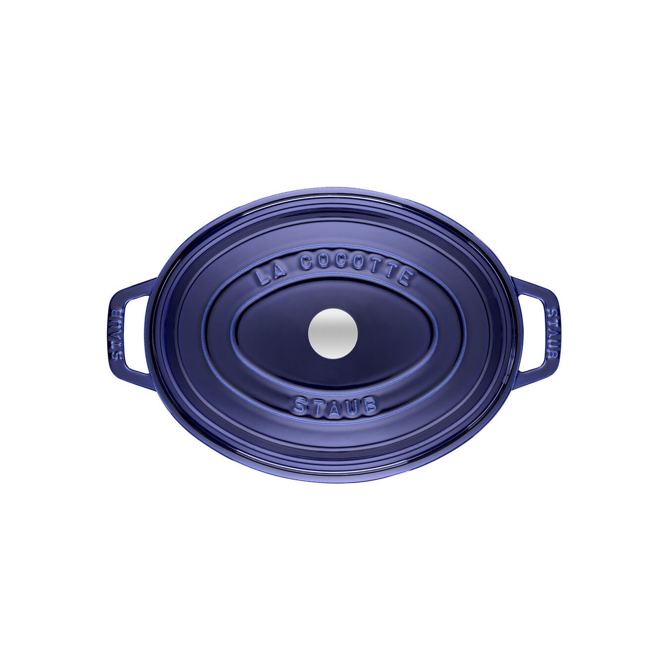 Hrnec STAUB oválný 33 cm modrý_1