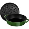 Kastrol se samopodlévací poklicí 24cm zelený_2