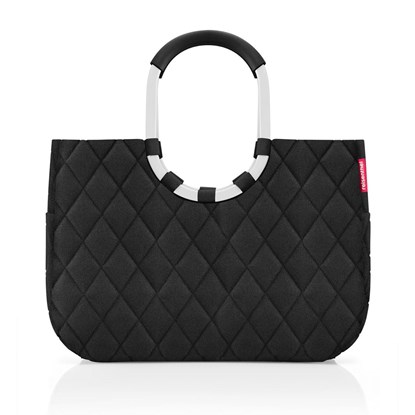 Módní taška Loopshopper L rhombus black_4